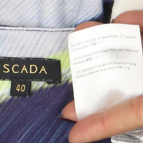 Escada Women’s Multicoloured Size 12 Bodycon Knee Dress