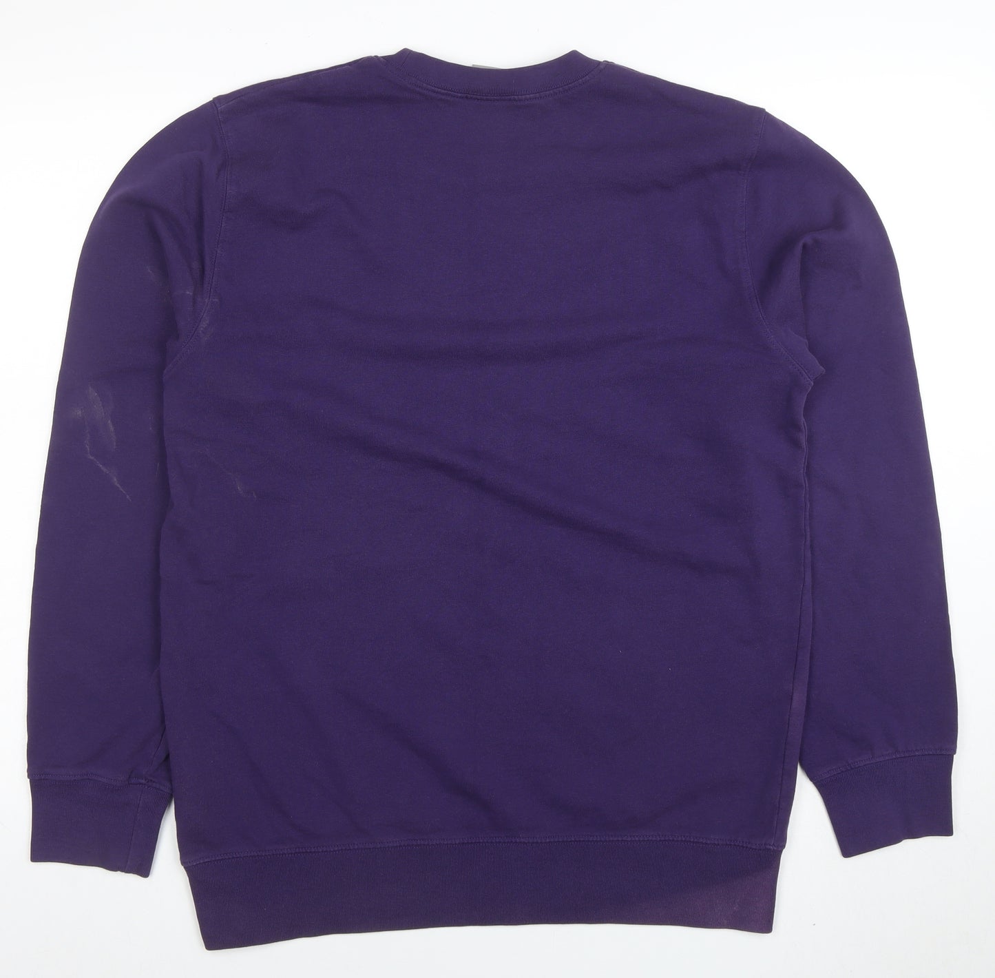 Carhartt Men's Purple Cotton Logo Pullover Sweatshirt M