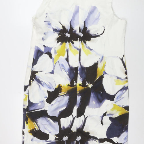 Minuet Petite Women's Multicoloured Floral Sheath Dress Size 18