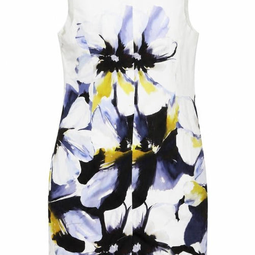 Minuet Petite Women's Multicoloured Floral Sheath Dress Size 18