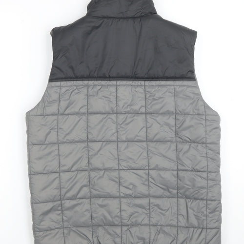Abercrombie Kids Boys Grey Quilted Puffer Waistcoat 15-16 Years