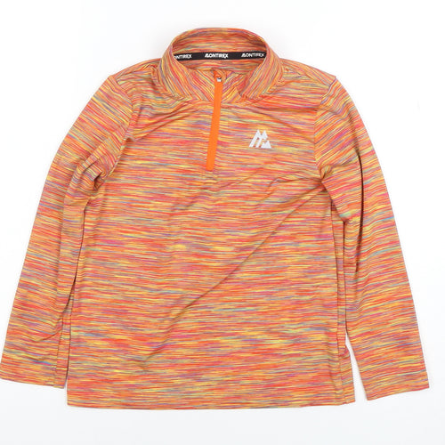 Montirex Boys Multicoloured 1/4 Zip Active Sports Top 6-7 Years