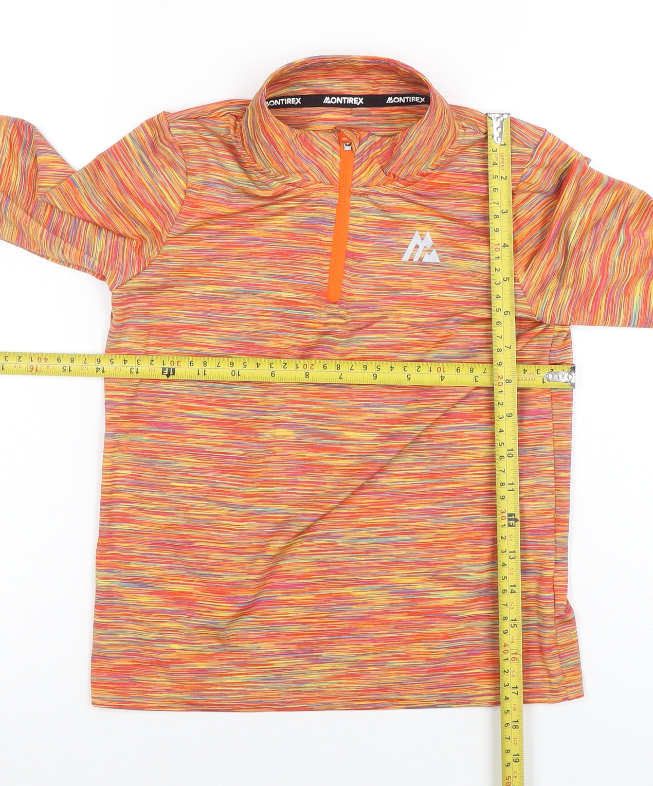 Montirex Boys Multicoloured 1/4 Zip Active Sports Top 6-7 Years