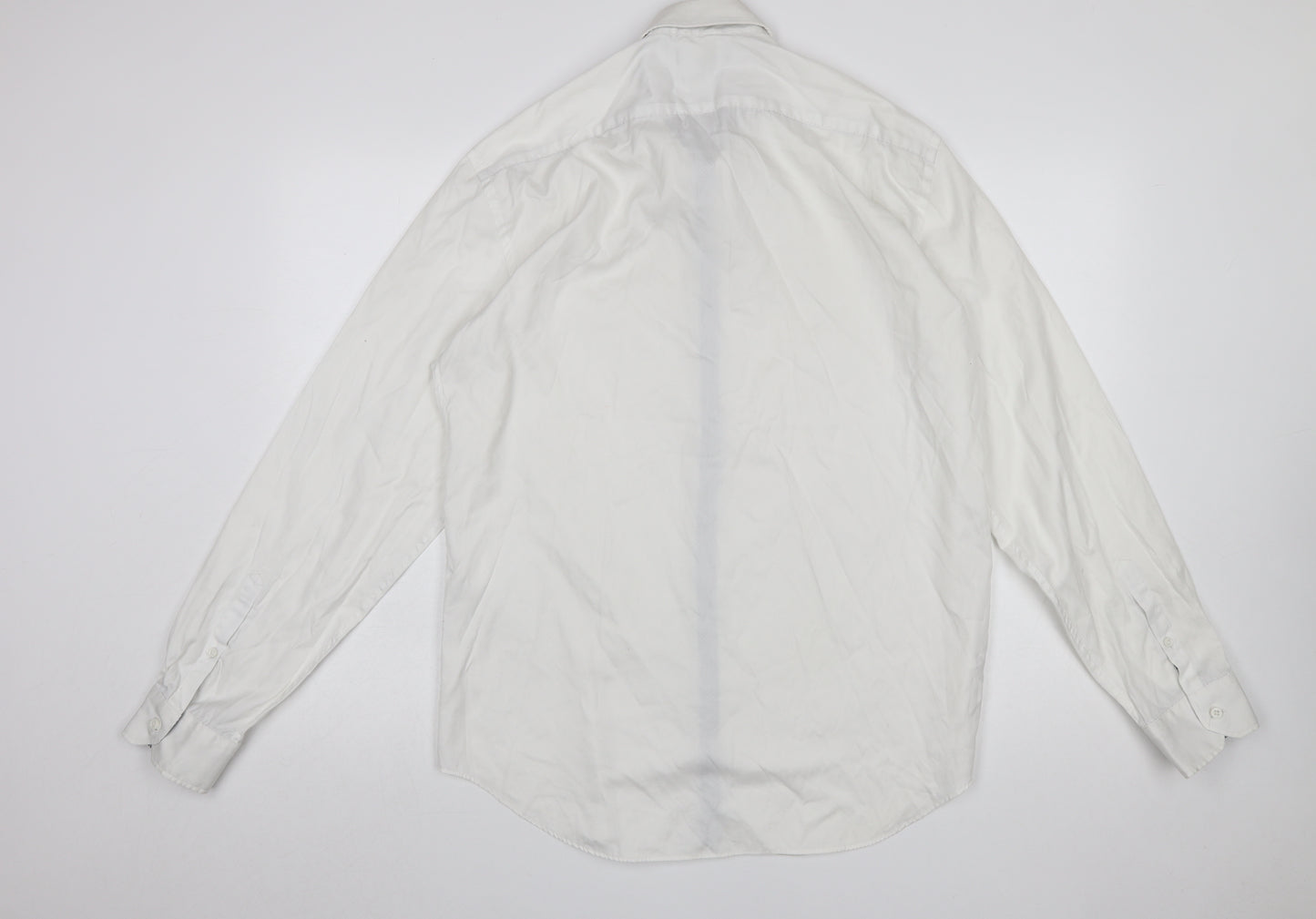 Marks and Spencer Autograph Men's White Tailored Fit Cotton Shirt 16.5in 42