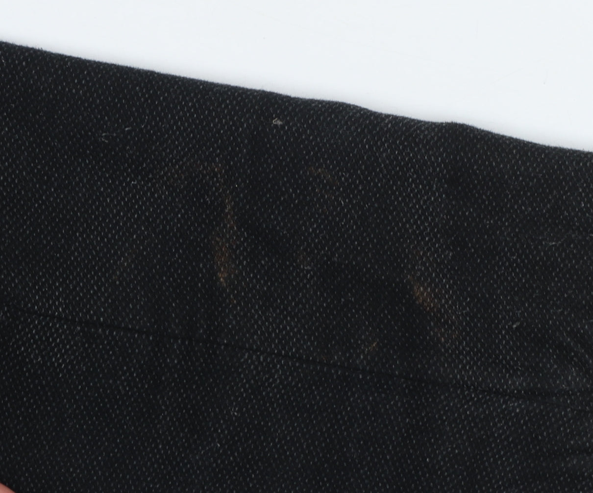 Marks and Spencer Men's Black L Military Jacket Cotton Blend