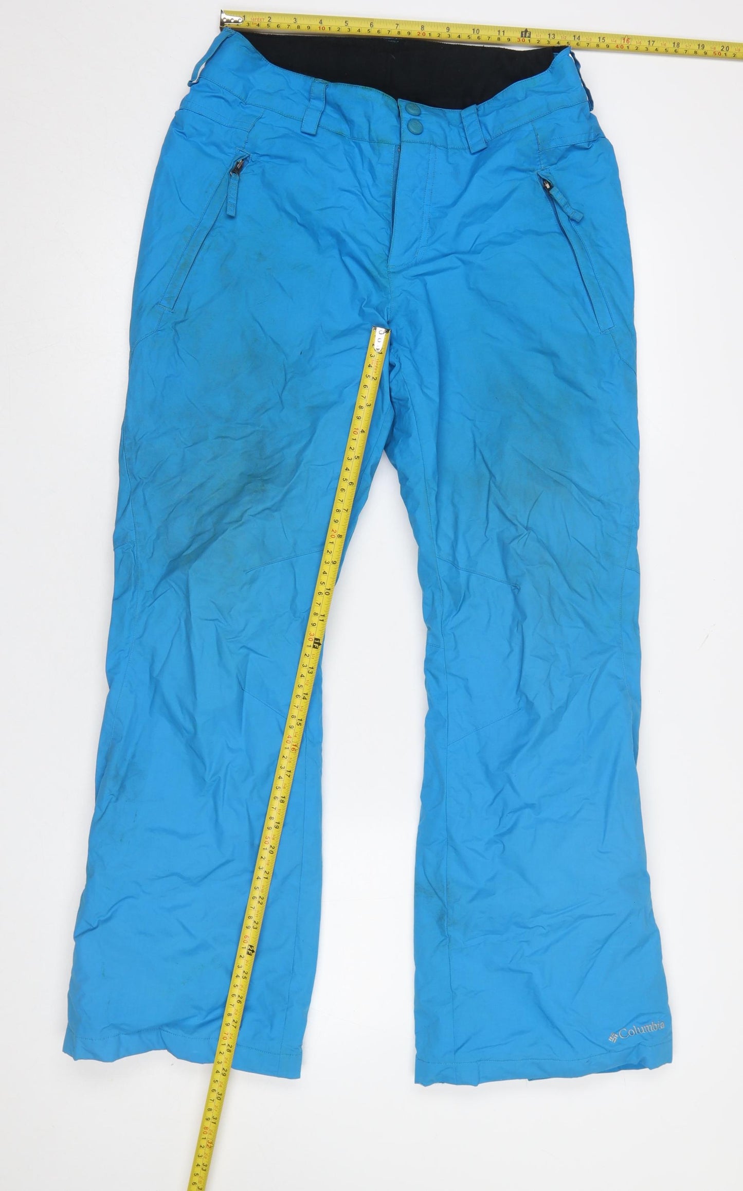 Columbia Men's Blue Regular Fit Waterproof Snow Pants S