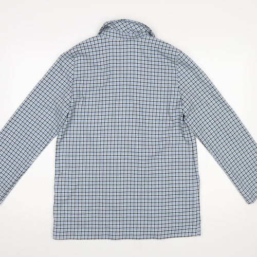 Monki Womens Blue Check Double-Breasted Blazer XS