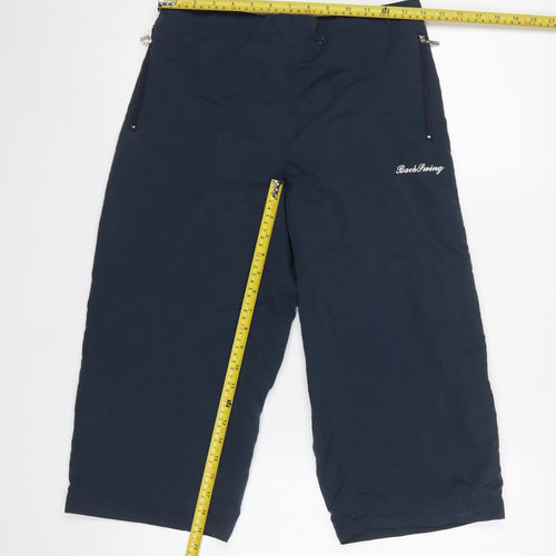 Backswing Womens Blue Size 12 Bermuda Sports Shorts