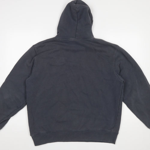 Nicce Men's Black Pullover Hoodie L Logo Fleece Sweatshirt
