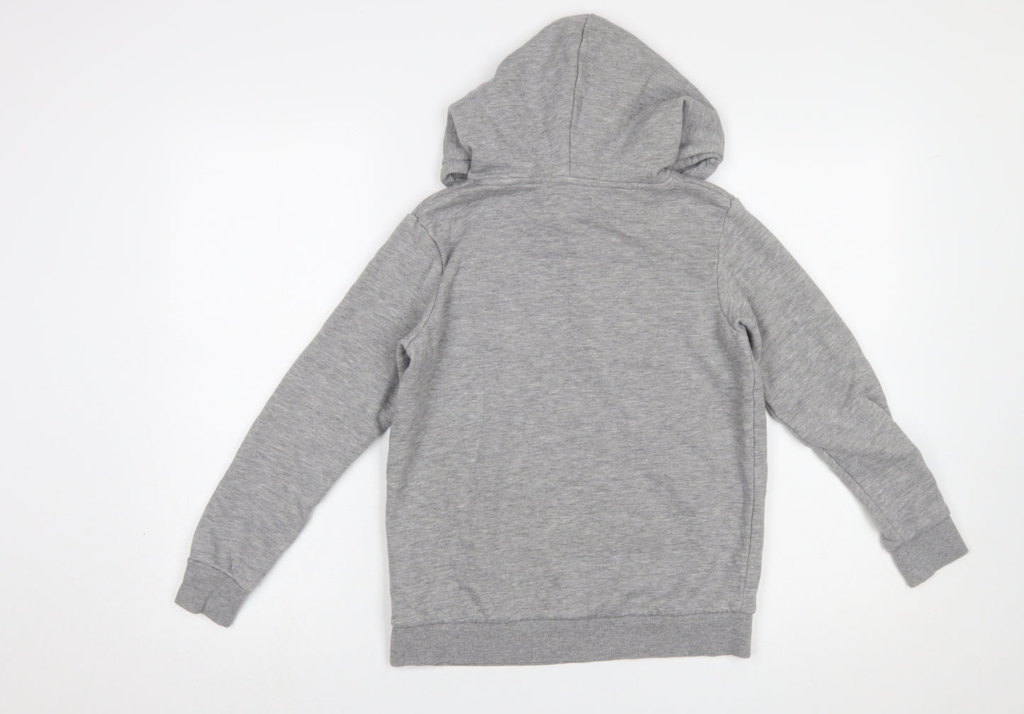 Jack & Jones Boys Grey Hooded Pullover Sweatshirt Size 152cm