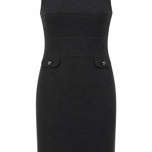 Marks and Spencer Womens Grey Sheath Knee Length Dress Size 14