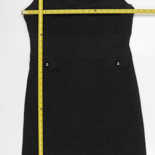 Marks and Spencer Womens Grey Sheath Knee Length Dress Size 14
