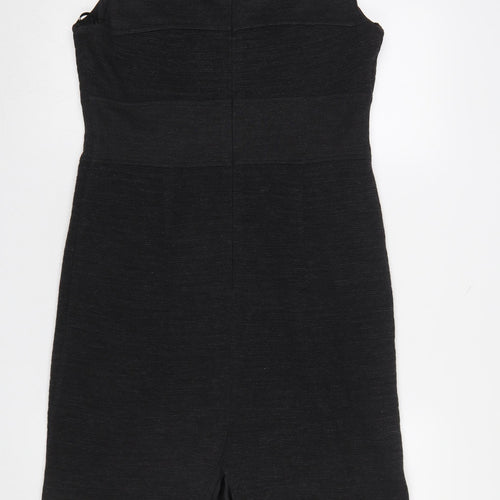 Marks and Spencer Womens Grey Sheath Knee Length Dress Size 14