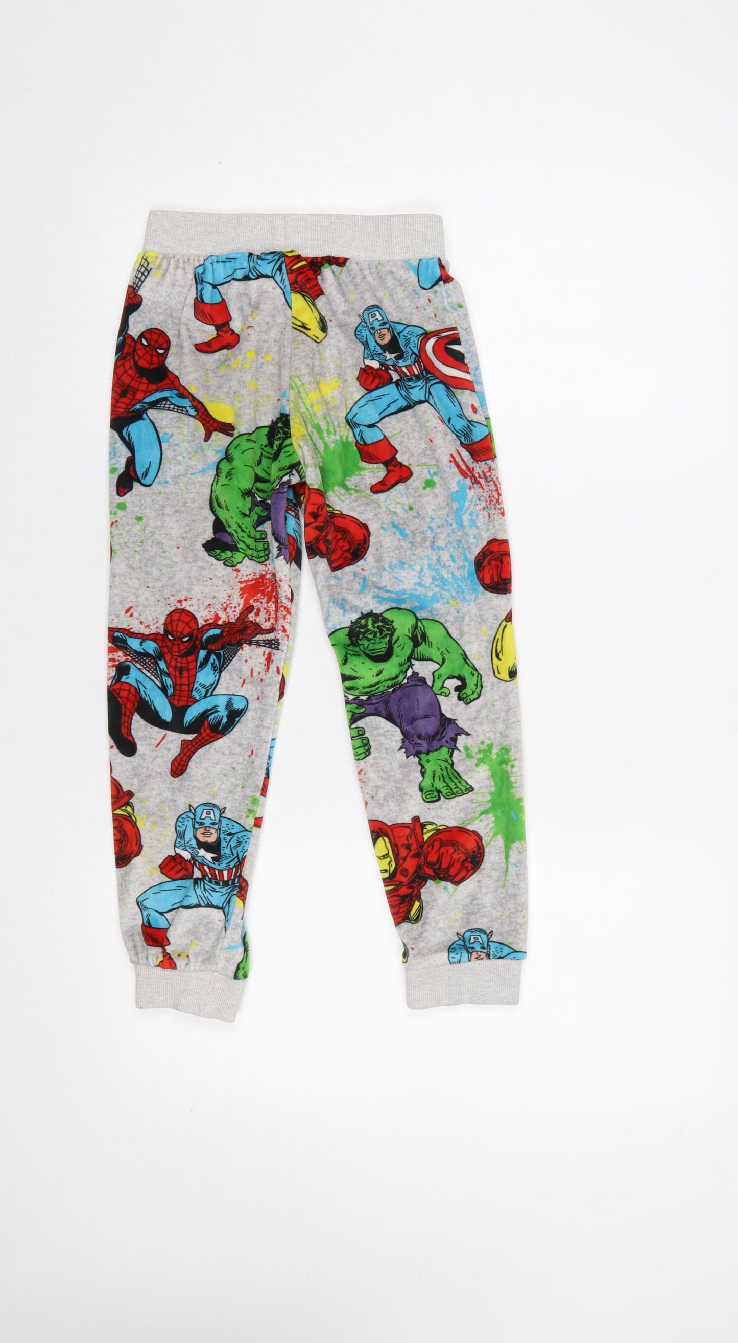 Marvel Boys Multicoloured Superhero Pyjama Pants 8-9 Years