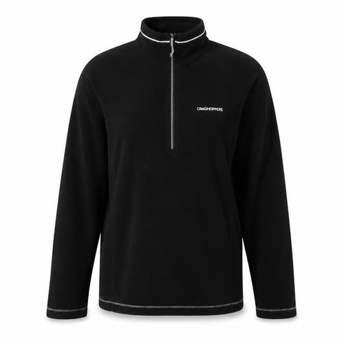 Craghoppers Women’s Black Fleece 1/2 Zip Pullover Sweatshirt UK 12