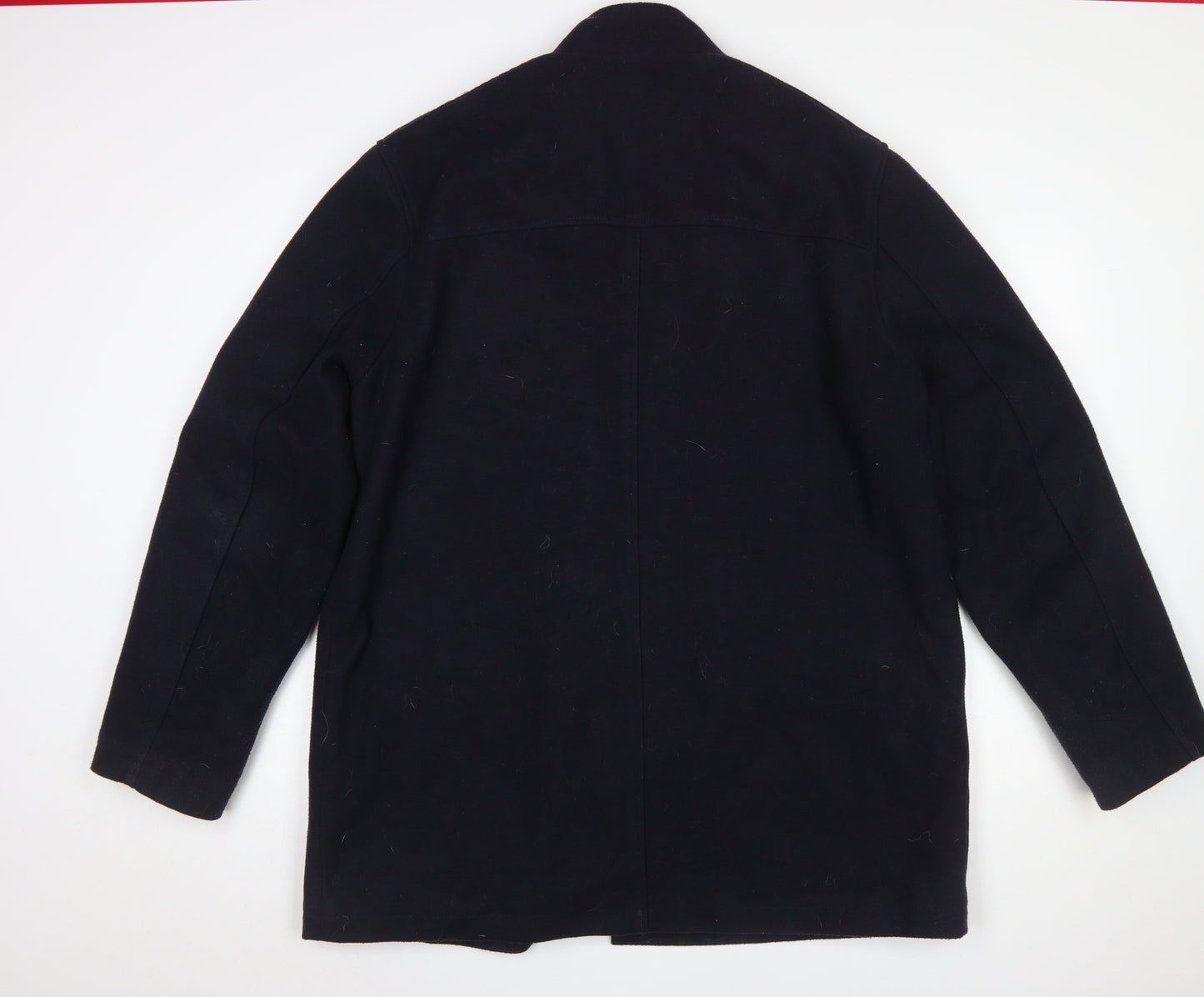 Tokyo Laundry Men's Black XL Polyester Lined Overcoat