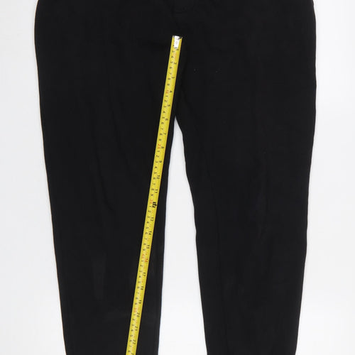 French Connection Men's Black Jogger Trousers M Regular Fit Cotton
