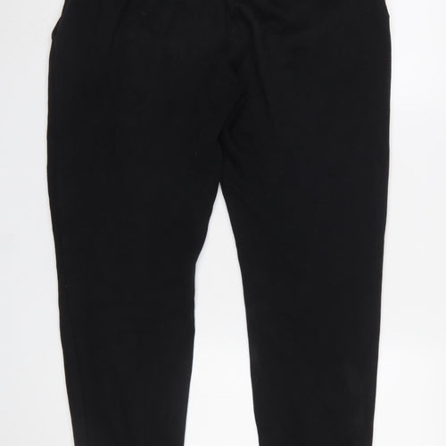 French Connection Men's Black Jogger Trousers M Regular Fit Cotton