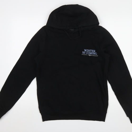 Game of Thrones Men’s Black Hoodie S Pullover Night King Graphic