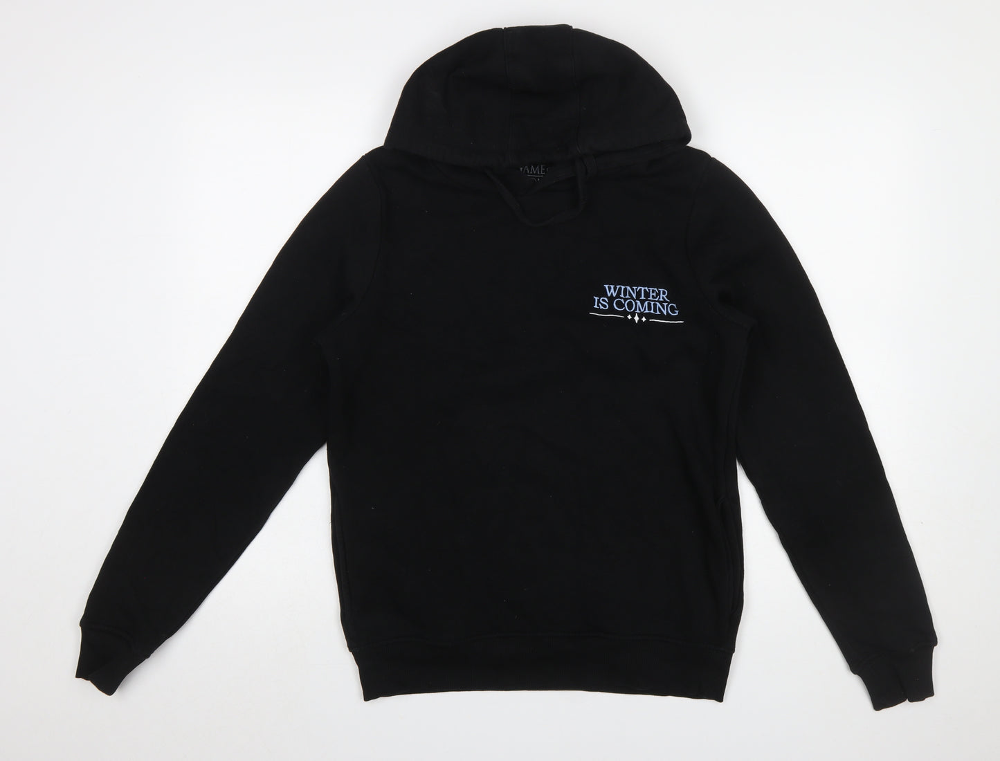 Game of Thrones Men’s Black Hoodie S Pullover Night King Graphic