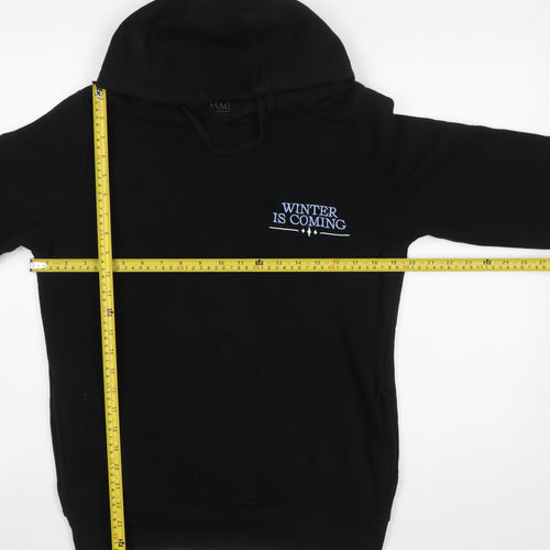 Game of Thrones Men’s Black Hoodie S Pullover Night King Graphic