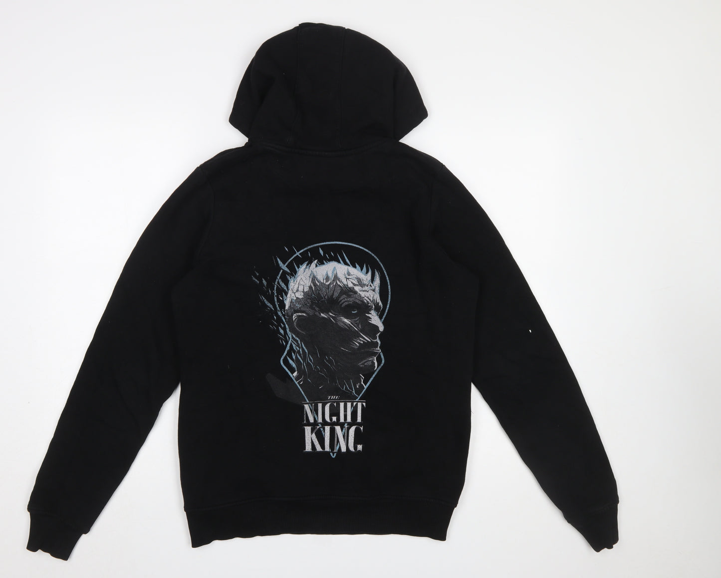 Game of Thrones Men’s Black Hoodie S Pullover Night King Graphic