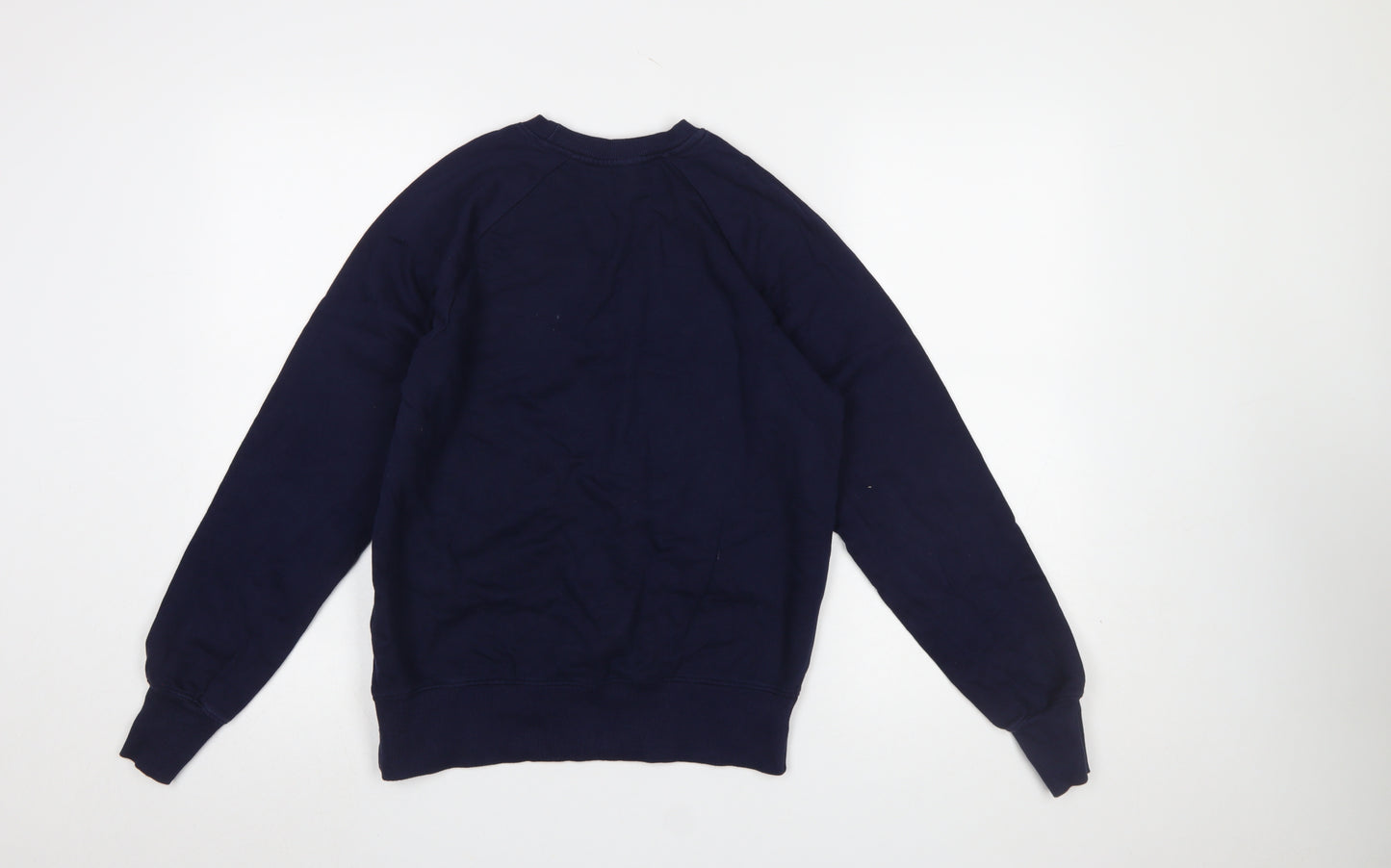 Earth Positive Women Navy Blue Peace Graphic Crew Sweatshirt XS