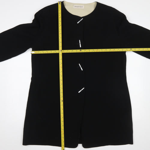 Jacques Vert Women's Black Size 20 Classic Mid-Length Blazer