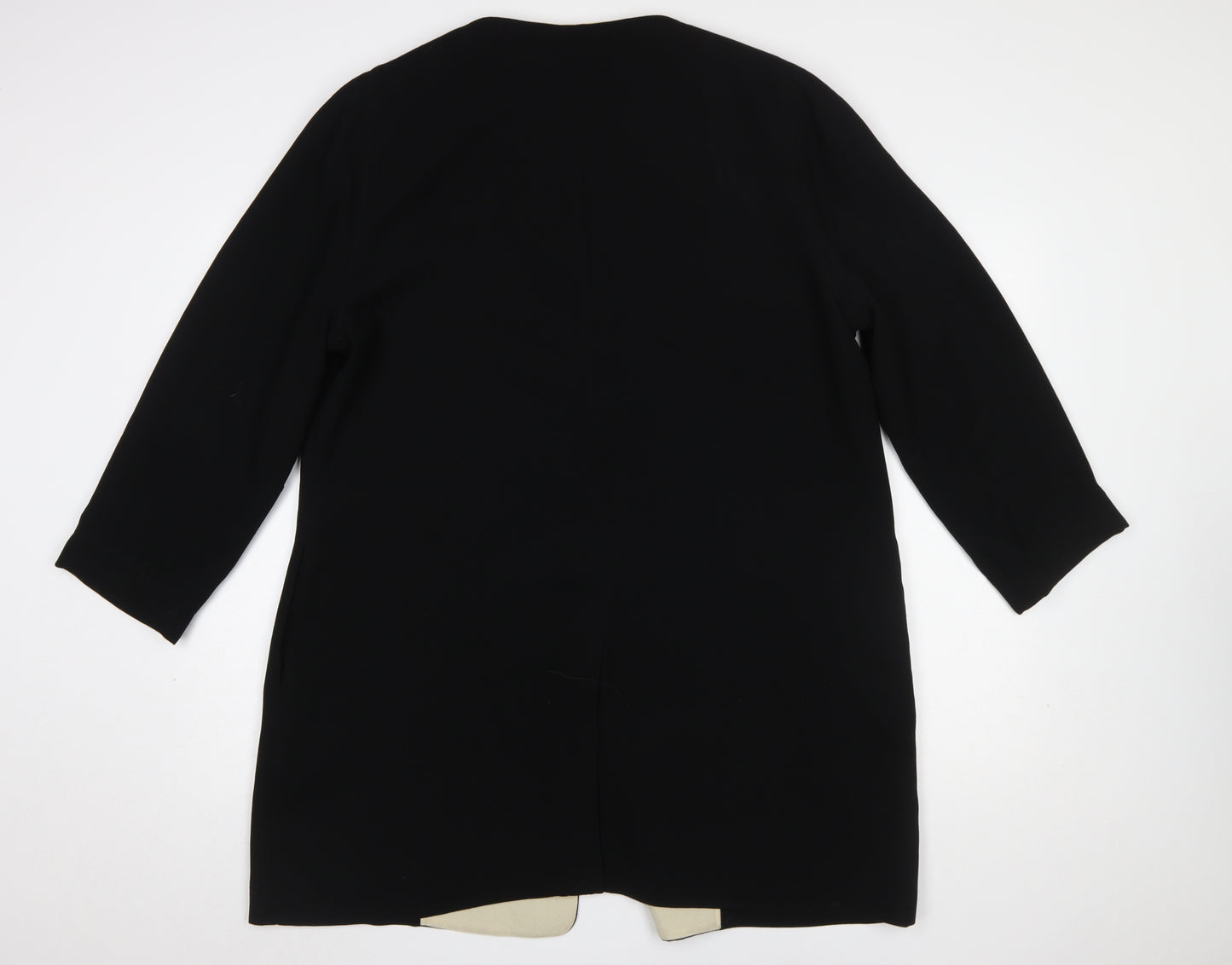 Jacques Vert Women's Black Size 20 Classic Mid-Length Blazer