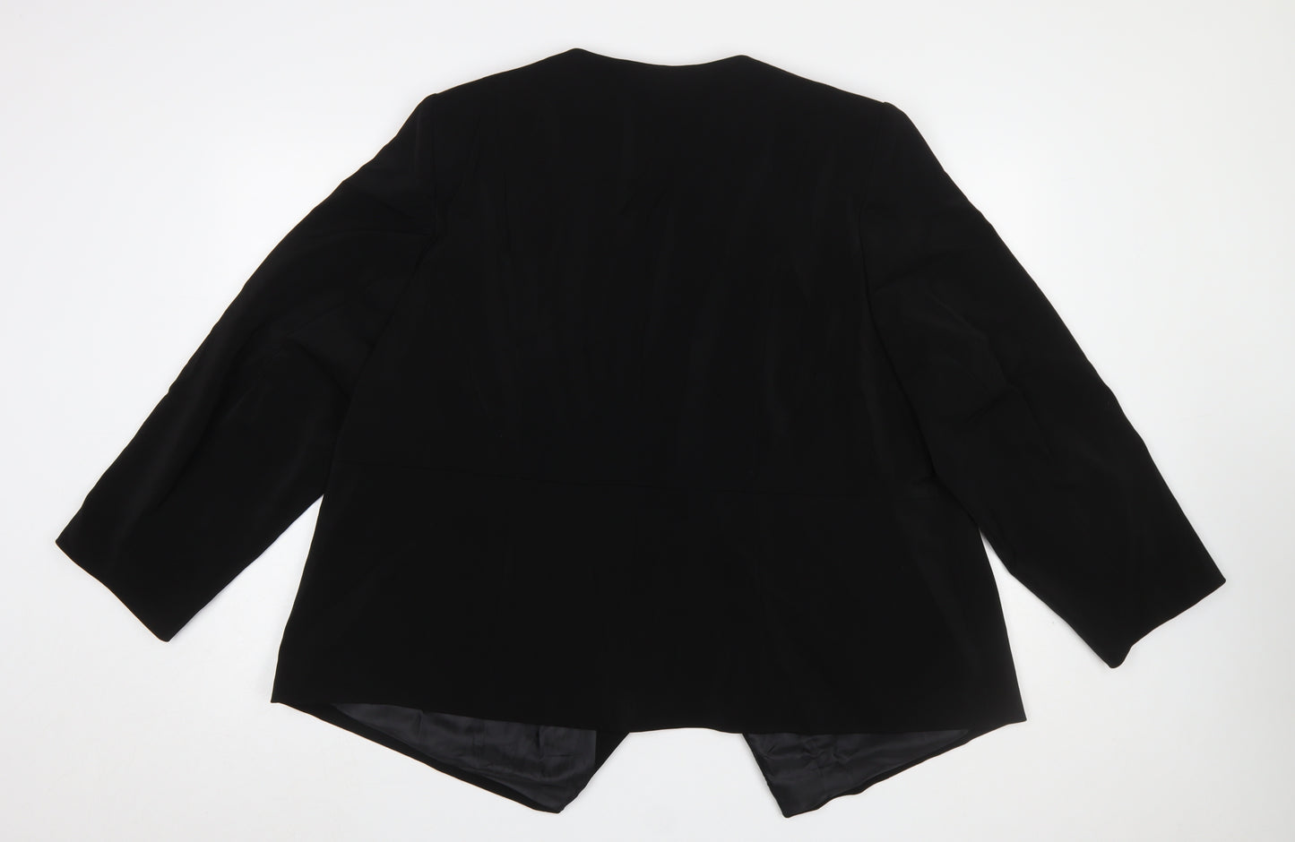 Portrait Women's Black Size 26 Classic Single-Breasted Blazer