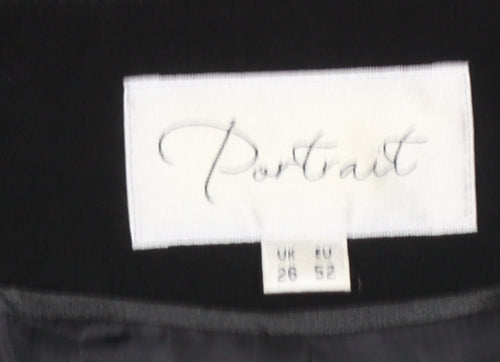 Portrait Women's Black Size 26 Classic Single-Breasted Blazer
