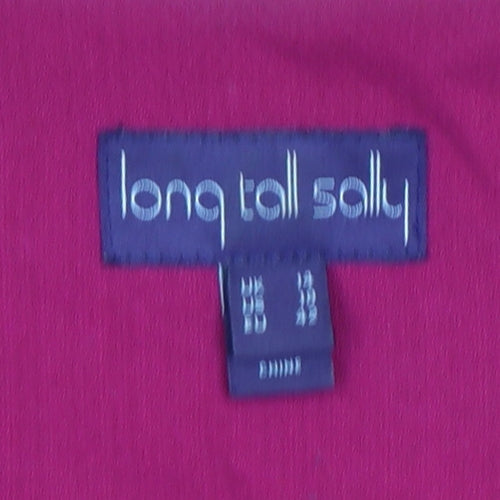 Long Tall Sally Women's Red Size 12 Tailored Lined Blazer Jacket