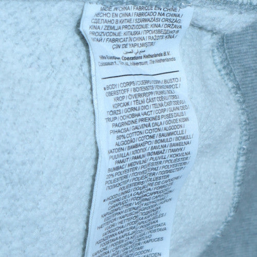 Nike Men's Grey Pullover Hoodie M Regular Fit Fleece Sweatshirt