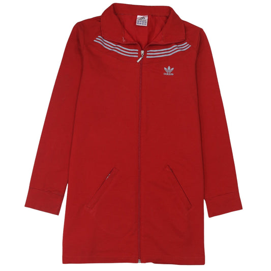 Adidas Men’s Red Full Zip Sweatshirt Jacket Size L