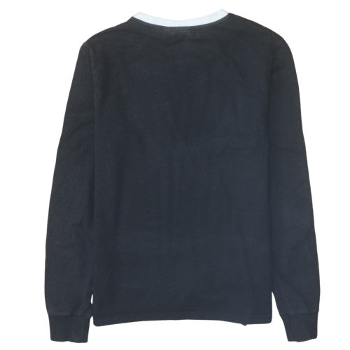 Adidas Womens Black Long Sleeve Crew Neck Jersey Top Size 10