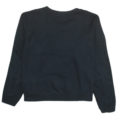 Nike Women's Black Cotton Pullover Sweatshirt Size L