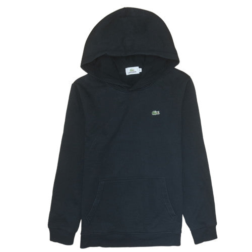 Lacoste Men’s Black Cotton Pullover Hoodie M Classic Logo