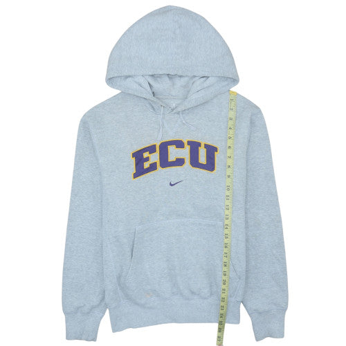 Nike Men's Grey ECU Logo Pullover Hoodie Size S