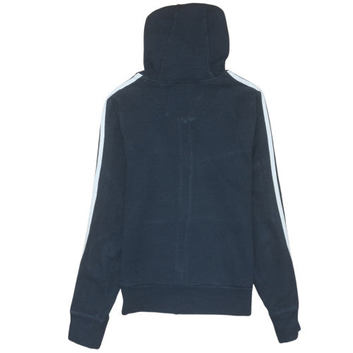 Adidas Women Black Full Zip Hoodie Size 10 Performance Essentials