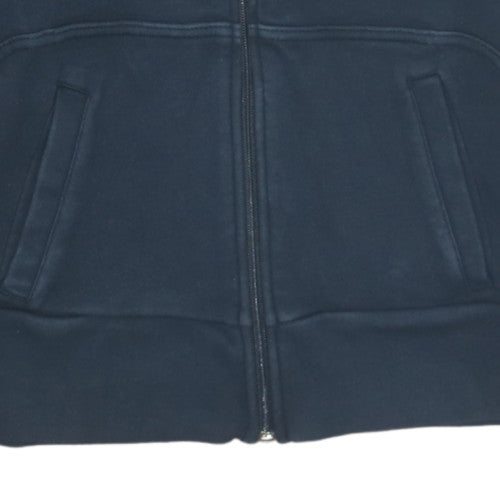 Adidas Women Black Full Zip Hoodie Size 10 Performance Essentials