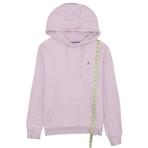 U.S. Polo Assn. Women Pink Pullover Hoodie Size M Cotton Blend