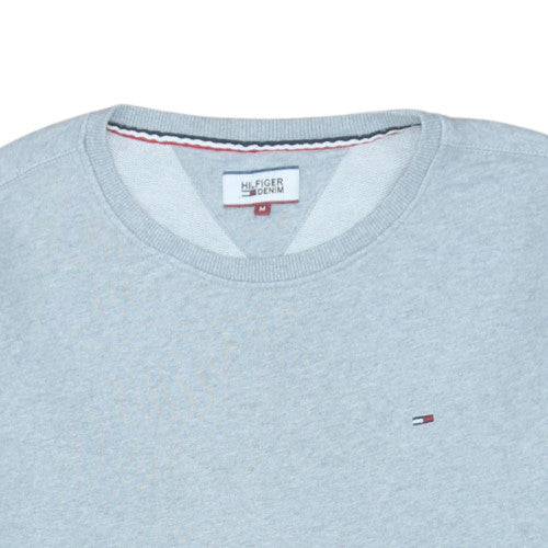 Tommy Hilfiger Men's Grey Cotton Crew Neck Pullover Sweatshirt M