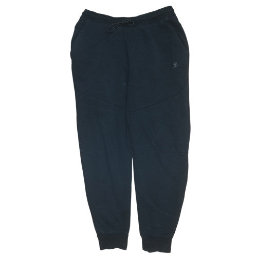 Nike Men's Black Joggers L Regular Fit Fleece Sweatpants