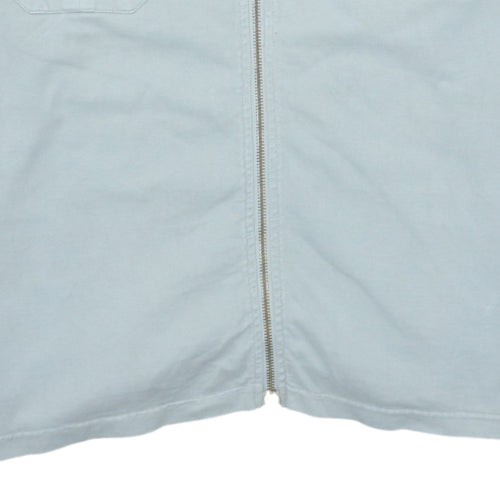 Napapijri Men’s Grey Full Zip Collared Sweatshirt Size L