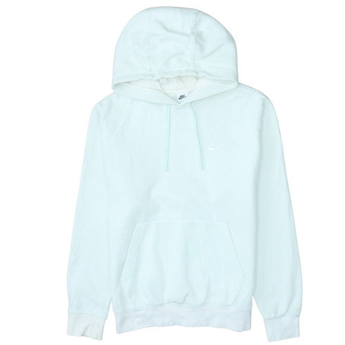Nike Women’s White Pullover Hoodie Small Cotton Blend Soft Fleece