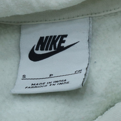 Nike Women’s White Pullover Hoodie Small Cotton Blend Soft Fleece