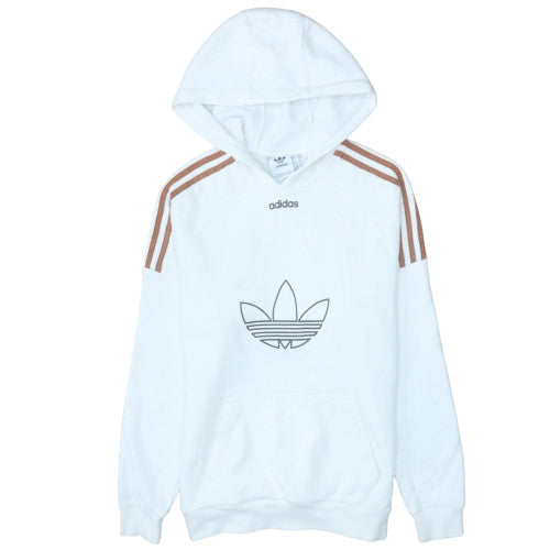 Adidas Men's White Pullover Hoodie XS Crew Neck Sportswear