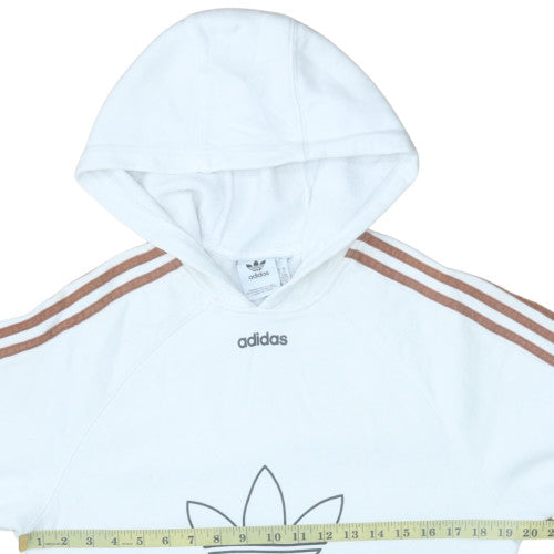 Adidas Men's White Pullover Hoodie XS Crew Neck Sportswear