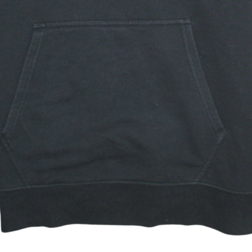 Champion Men's Black Pullover Hoodie L Hooded Sports Sweatshirt