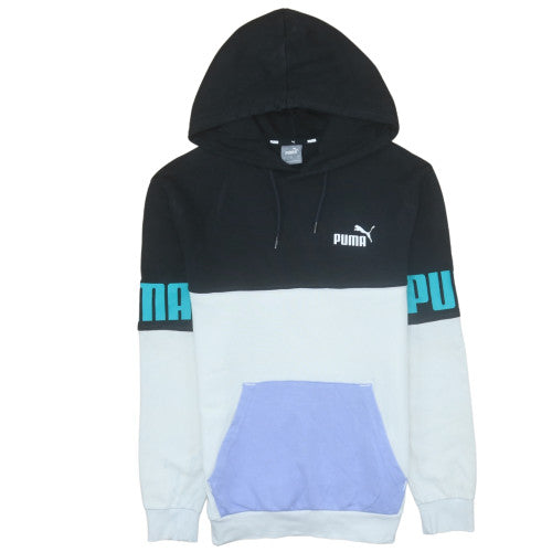 Puma Men's Multicoloured Fleece Pullover Hoodie Size S